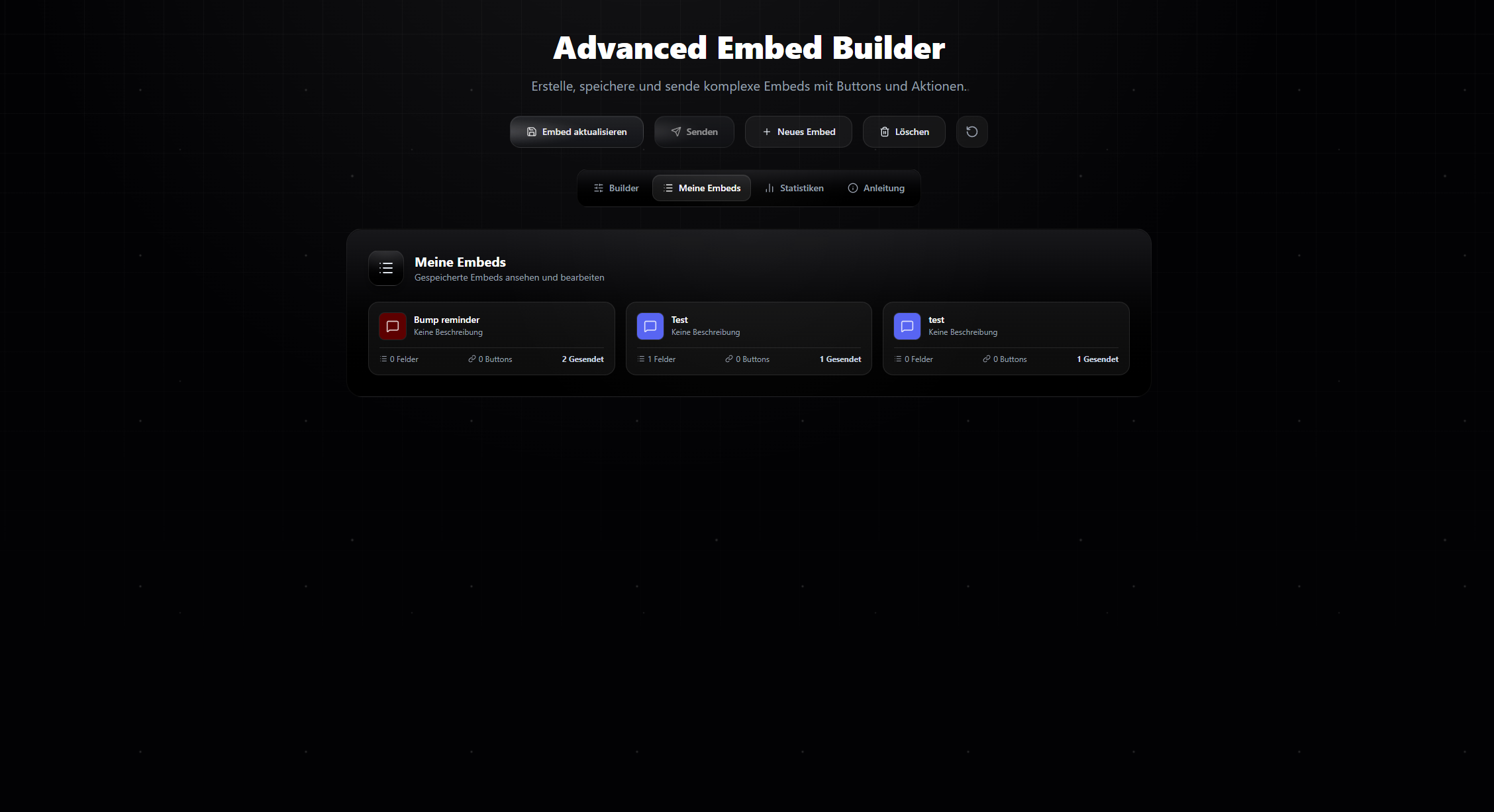 Advanced Embeds 3
