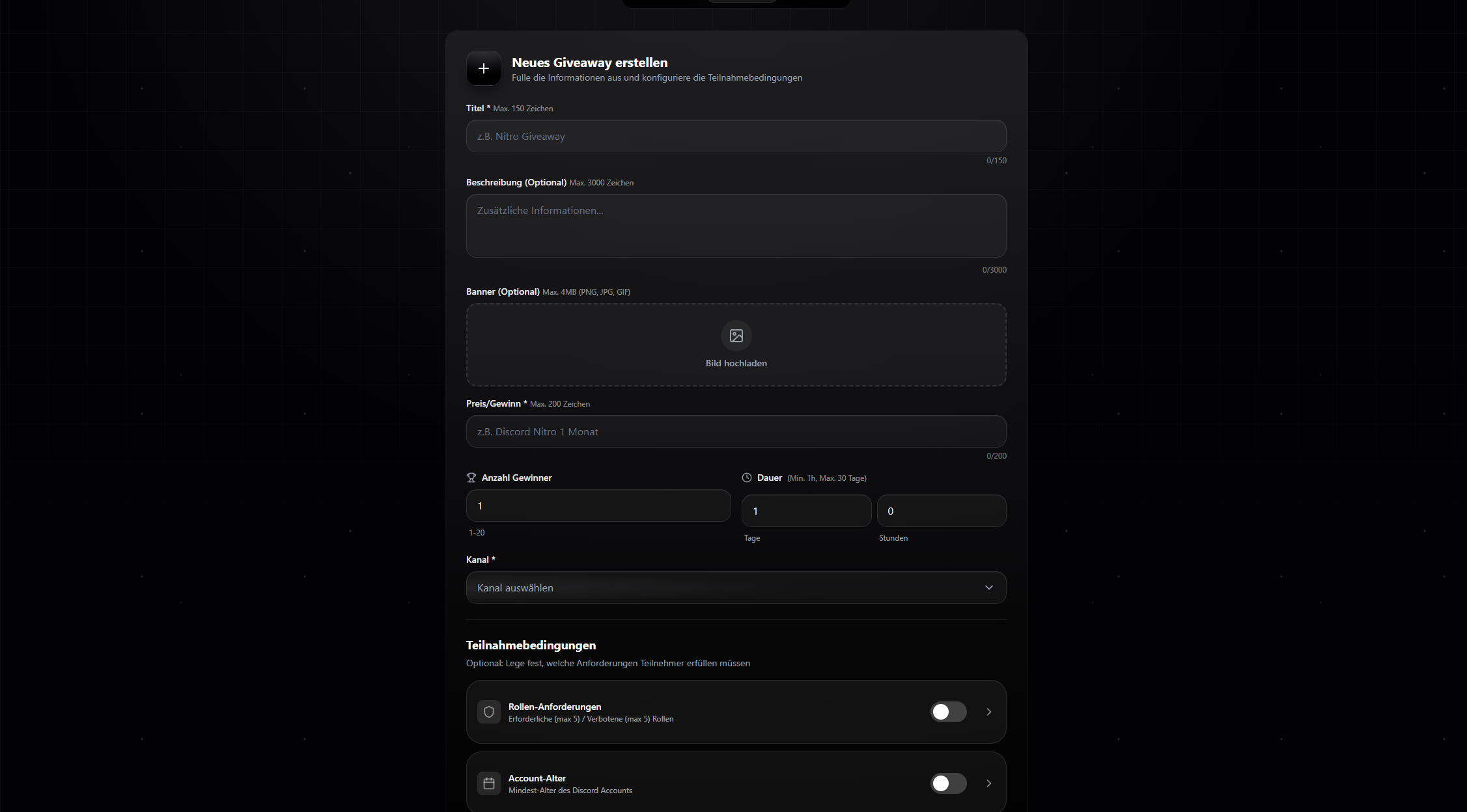 Giveaway System 2