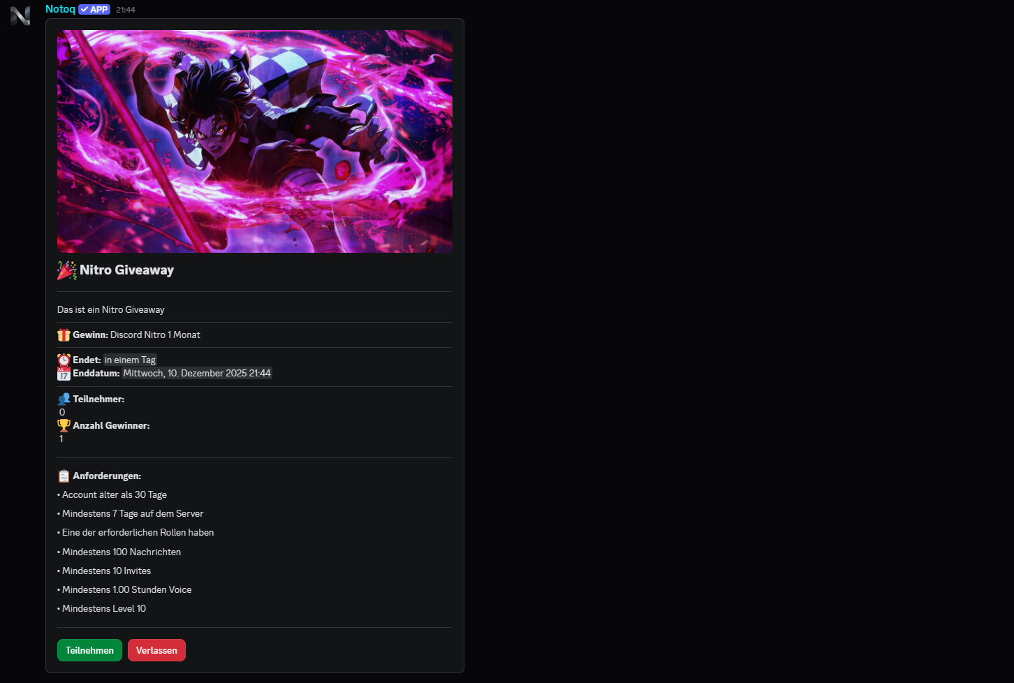 Giveaway System 5