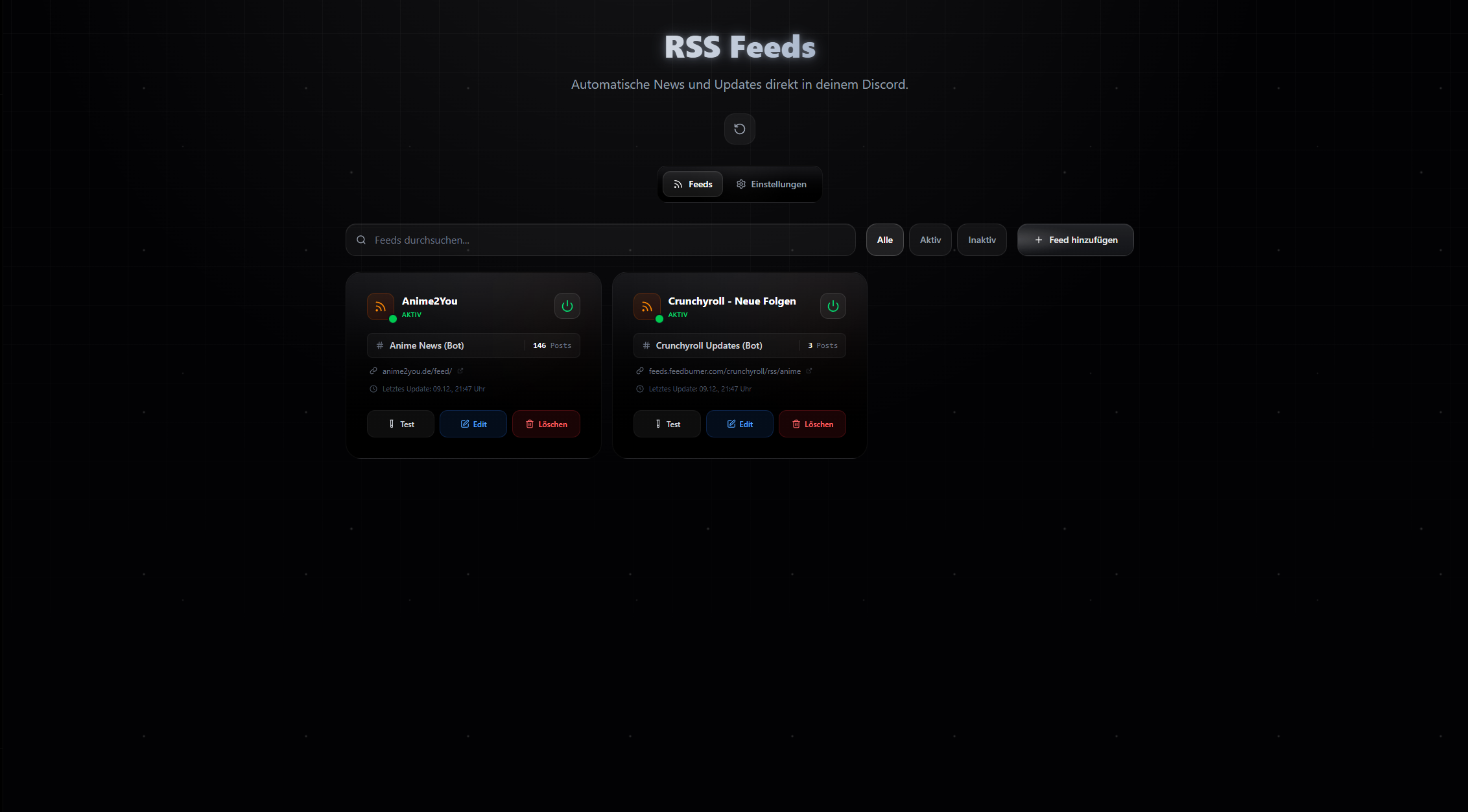 RSS Feeds 1