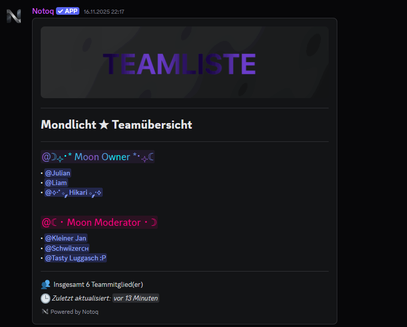 Team List 3